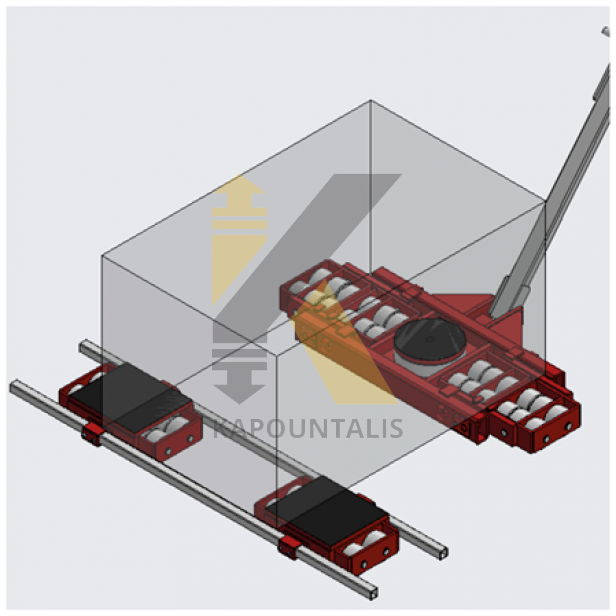 Steering Transport dolly  L60-60000kg  MATERIAL LIFTS