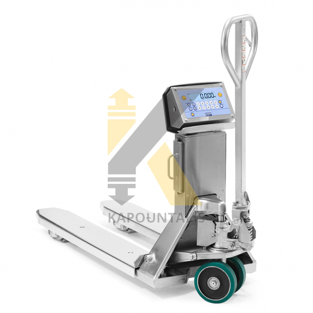 Stainless steel pallet truck with scale 2000k,TPWI "EX" 3GD SERIES 