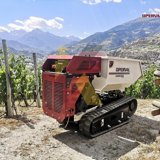 P08 Mini Dumper OPERVAL με ασυρματο χειρισμο 