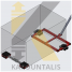Steering Transport dolly TL12- 12000kg MATERIAL LIFTS