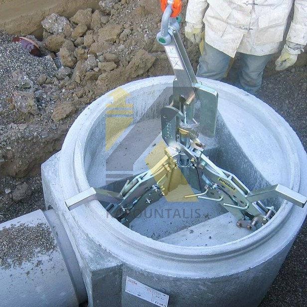 Manhole and Cone Installation Clamp SVZ-UNI for lifting up to 2500kg 