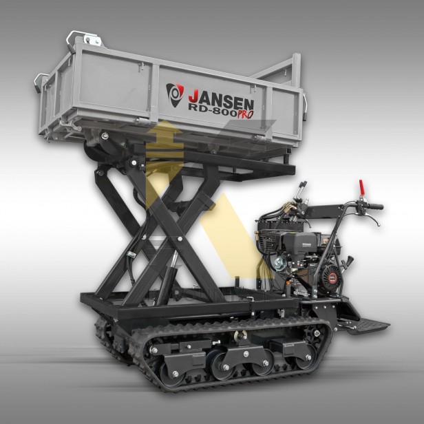 JANSEN CRAWLER TRANSPORTER WITH  HYDRAULIC TIPPING & LIFT RD-800pro 1000KG 