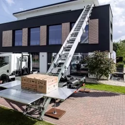 Rack-and-pinion goods lift - Super-Lift Z series - Böcker Maschinenwerke  GmbH - for construction / platform