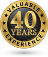 More than 40 years<br/> of experience
